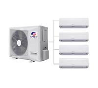 36000BTU Climatiseur et chauffage sans conduit Multi 9K Zones Mini Split - 4 zones