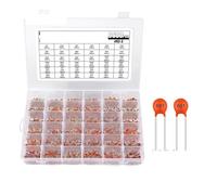 3600Pcs Capacitor Assortment Kit 36Values x 100Pcs 1pF-100nF 50V Disc Ceramic Capacitors Set NWPNLXEA