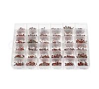 3600pcs/lot 1PF-100nF Ceramic Capacitor Assortment Kit 10PF 22PF 33PF 47PF 100PF 330PF 470PF 1NF 10NF 47NF 50V Capacitors set AUOQKQUT