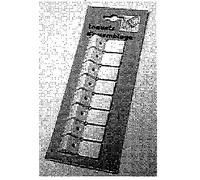 3601 - Taquets blanc x8