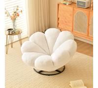 360Home Canapé Canapé pivotant Feuille de fleur Canapé individuel Canapé Lazy
