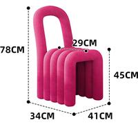 360Home chaise maquillage tabouret chaise créative magenta /GQY633-fen/