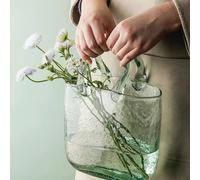 360Home verre vase à fleurs sac à main en forme de vase clair aquarium