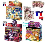 360P Pokémon français TCG: Ecarlet & Violet Etsncelles Astral Radiance Obsidian Flames Booster Box Pokemon cartes jeu 36 Pack boîte FR 10 Sac-ASTRES