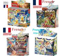 % 360P Pokémon français TCG: Ecarlet & Violet Etsncelles Astral Radiance Obsidian Flames Booster Box Pokemon cartes jeu 36 Pack boîte FR 360PCS ASTRES