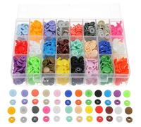 360Set Plastique Résine Bouton Pression DIY KAM Attache rapide 12mm Bouton Pression