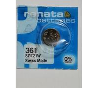 361 (SR721W) Pile Bouton/Oxyde d'argent 1.55V / pour Les Montres, Torches, Clés de Voiture, Calculatrices, Appareils Photo, etc. / iCHOOSE