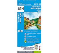 IGN – Carte topographique 3617OT St-Dié-des-Vosges, Senones, Fraize – Taille unique