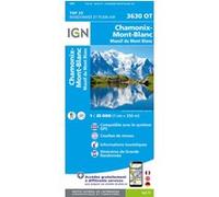 Carte IGN Chamonix-Mont-Blanc 3630OT Cartes Chamonix-Mont-Blanc 3630OT TU Bleu