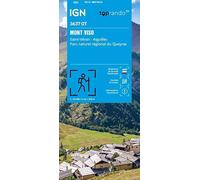 Carte de randonnée IGN TOP 25 n° 3637 OT - Mont Viso, Saint-Véran, Aiguilles (Queyras)