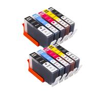 364 Adhérence de l'encre pour imprimante HP,364 XL,364xl,Deskjet 3522,3070a,3520,Photosmart 5522,7510,5520,5510,5520,6510,6520,7510 - Type 10PCS