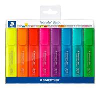 [364 P WP8] STAEDTLER Etui de 8 surligneurs "Textsurfer classic" translucide