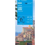 3643et cannes grasse cote d'azur Echelle 1 : 25 000 - Collectif - Ign Institut Geographique National - broché - Atlas / carte