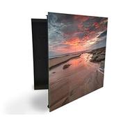 364519856 Armoire à clés avec façade en verre magnétique 30 x 30 cm