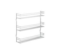 Metaltex Gewürzregal 3Etagen 37x8x31cm silber