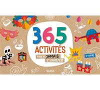 365 activités pour ne jamais s'ennuyer - Collectif - Fleurus - cartonné - Document jeunesse