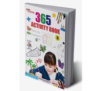 365 Activity Book B For Kids | Match the Pair, Find the Difference, Puzzles, Crosswords, Join the Dots , Colouring, Drawing and Brain Teasers