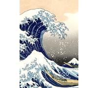 365 DAY JOURNAL Katsushika Hokusai The Great Wave off Kanagawa: Undated Yearly Diary, Unlined Pages, Planner Notebook, 6 x 9 inches