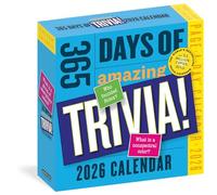 Workman Calendars Calendrier 365 Days of Amazing Trivia Page-A-Day® 2026