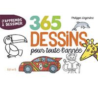 365 dessins pour toute l'année J'apprends à dessiner - Philippe Legendre - Fleurus - cartonné - Document jeunesse dès 3 ans