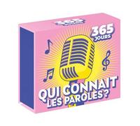 365 Jours - Qui connait les paroles ? - Collectif - Hugo Image - Coffret - Ephéméride