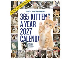 365 Kittens-A-Year Picture-A-Day® Wall Calendar 2027: The World's Favorite Kitten Calendar