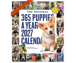 365 Puppies-A-Year Picture-A-Day® Wall Calendar 2027: The World's Favorite Puppy Calendar