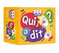365 Qui a dit ? - 2026 Collectif (Auteur)