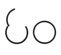 365 Sleepers 2 pièces titane 18G unisexe cerceau articulé segment lèvre nez anneau septum hélice tragus boucles d'oreilles dormeuses 6mm - 13mm