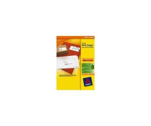 [3653-100.FR] Avery Boite de1400 étiquettes blanches multi usages 105x42.3mm ...