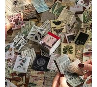 366 Feuilles Vintage Scrapbooking Papier de Fond Décoratif Semi-Transparent de Paper Acide Sulfurique Mini Papier Créatif de Diversités 40X50mm pour Scrapbooking,Albums,Bricolage