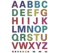 [3664-5] HERMA Lot de 5 Etuis Sticker Lettre MAGIC pailletée 40 sur 1 feuille...