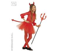 36698 Widmann Costumes De Diable Court 11/13 Cm 158 Orange