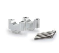 3672var - rehausseurs de support de guidon h.30mm universal COULEUR ARGENT DIAMÈTRE 32MM