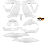 369000B Kit Carène TNT Honda PCX 125 2011 2012 2013 Blanc 11 Pièces