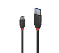 [36917] LINDY Câble USB 3.2 Type A vers C, 10Gbit/s, Black Line, 1.5m