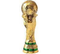 36cm Trophée De Réplique De La Coupe Du Monde En Résine Dans La Vitrine Sculpture En Résine Posséder