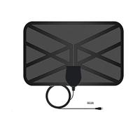 36DBI Antenne TV Intérieur, 200 km d'autonomie Antenne TNT Puissante Intérieure Signal Amplificateur Booster avec Câble Coaxial Soutenir TV HD, 1080P 4K FM, VHF, UHF