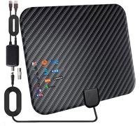 36DBI Antenne TV Intérieur Puissante, 200 km d'autonomie Antenne TNT Intérieure avec Signal Amplificateur Booster pour