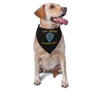 36E Division D'Infanterie De L'Armée Américaine Bandana Chien Mode Écharpe pour Chien Lavable Écharpe Triangulaire pour Chat Fournitures De Fête Animal De Compagnie