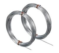 36ga 1,2 mm 16 pieds et 10ga 2,5 mm 3ft 304 Fil en acier inoxydable pour le bricolage manuel et artisanat Boulage de câble de bail