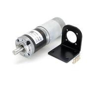 36MM 555 DC Planetary Reducer Gear electronic starter 12V 24V Speed Rgulation CW CCW High Torque Low Speed 8-1620rpm Home Equipment IINKUEYK(12V 16rpm,Motor With Power)