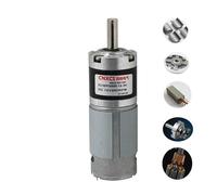 36MM DC Planetary Gear electronic starter 36PG555 8MM Shaft 12V 24V LOW Speed Torque CW CCW DIY Model IINKUEYK(6rpm-i721,12V With Bracket)