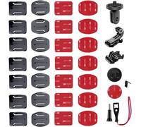 36pcs Curved Flat Adhesive Mount Bracket for GoPro Helmet Mount Accessories for Action Cam