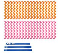 36PCS Heatless Curls, Reusable No Heat Curls Overnight for Long, Medium, Short Hair, Spiral Hair Curls Rods (30cm)