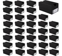 36pcs Mini Boîtes Cadeaux À Chaussures ,Coffret Cadeau Noir Pour Fête Sur Le Thème Du Sport Petit Coffret Cadeau Petites Boîtes Baskets Boîte À Dragées Pour Biscuits Collations Bonbons