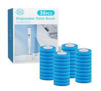 36PCS Têtes de Brosse Jetables pour Leebein HK-047 Brosse de Toilette Électrique - 36 Têtes de Remplacement pour un Nettoyage Efficace - Appareil Non Inclus