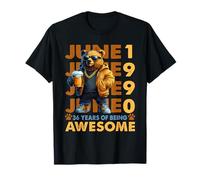 36th Birthday Bear Beer June 1990 Vintage 36 Years Old T-Shirt