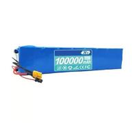 36V 100AH E-Bike Batteria 10S3P Batterie Lithium De Remplacement pour Trottinette Électrique Matériau PVC Étanche Con 42V 2A Caricabatteria E BMS XT60+SM