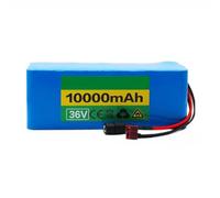 36V 10AH 10S4P Batterie De Vélo Électrique Batteries Longue Durée pour Scooters Électriques Matériau PVC Étanche avec 42V 2A Chargeur 36V,XT60+DC